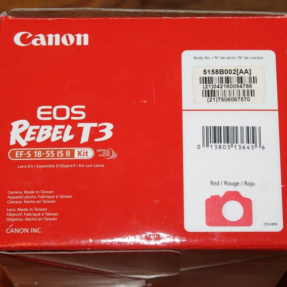 Canon Rebel T3 Camera w/ 2x Lens + Focal Tripod + Ring Light = 74-300mm Lens - Picture 10 of 12